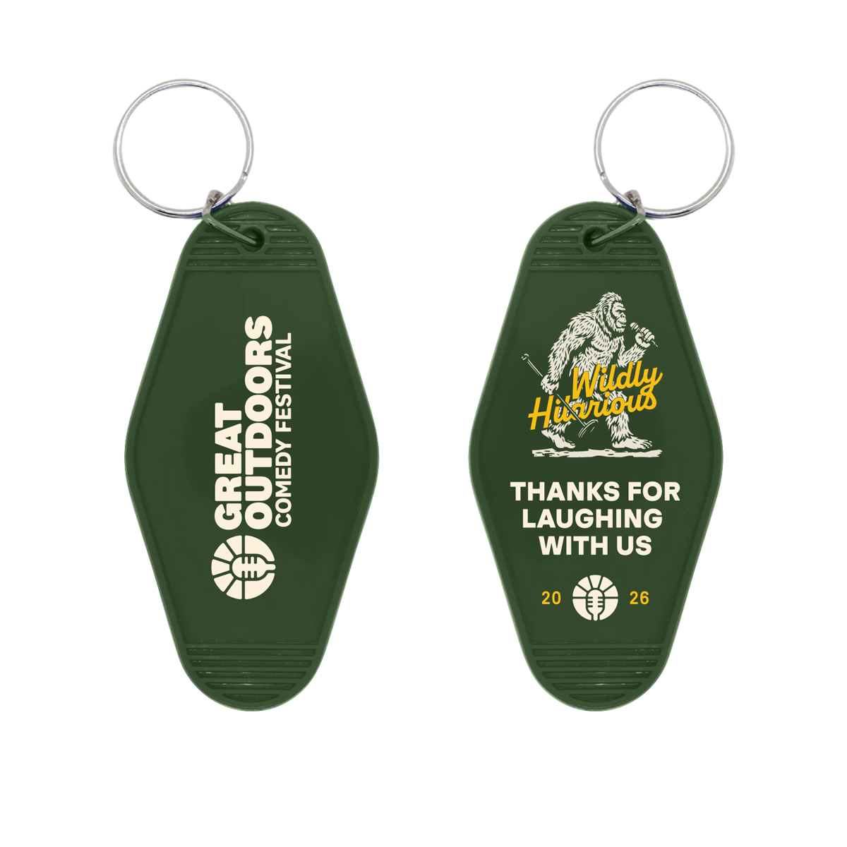 Vintage Hotel Key Chain